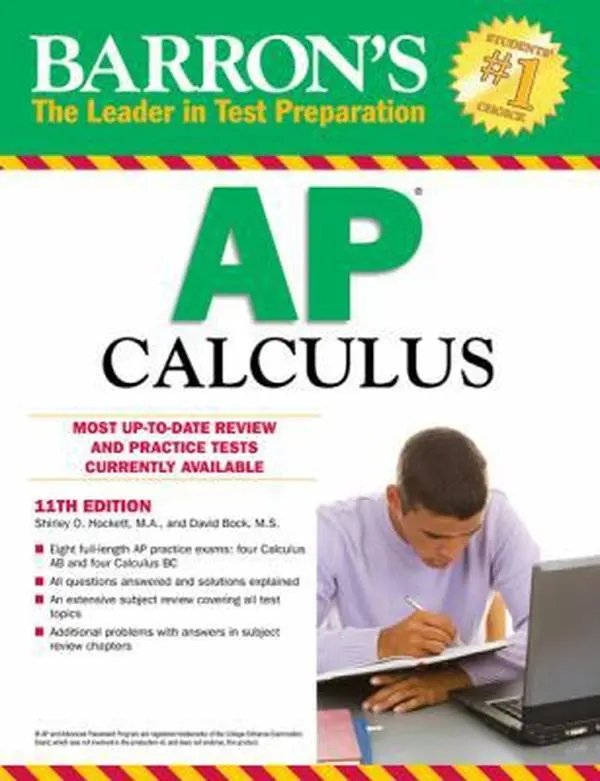 USED Book - Barron's AP Calculus by David Bock (Paperback) - english
