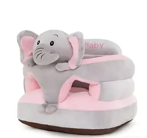 Baby Sitting Chair Cute Elephant Infant Lounger Seat Baby Learning to Sit Chair for 4 Months & Up