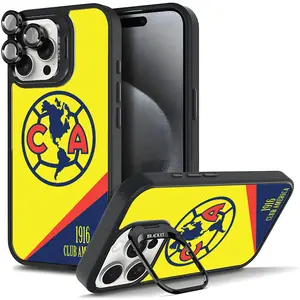 Club América 1916 Soccer Team Phone Case - Shockproof Cover For Samsung iphone 17/AIR 16 15 14 13 12 11 PRO PLUS MAX COOL Fashionable Tough Magnetic Durable Metal lens frame Film Bracket Stand Gift Full Protection Camera Holder Phone Cases Cover 11X-L0543