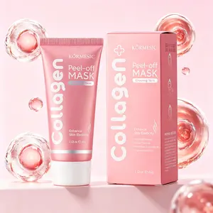 KORMESIC Collagen Peel-Off Mask - Gentle, Quick-Film Formula for Glowing, Elastic Skin, No Residue, 60g