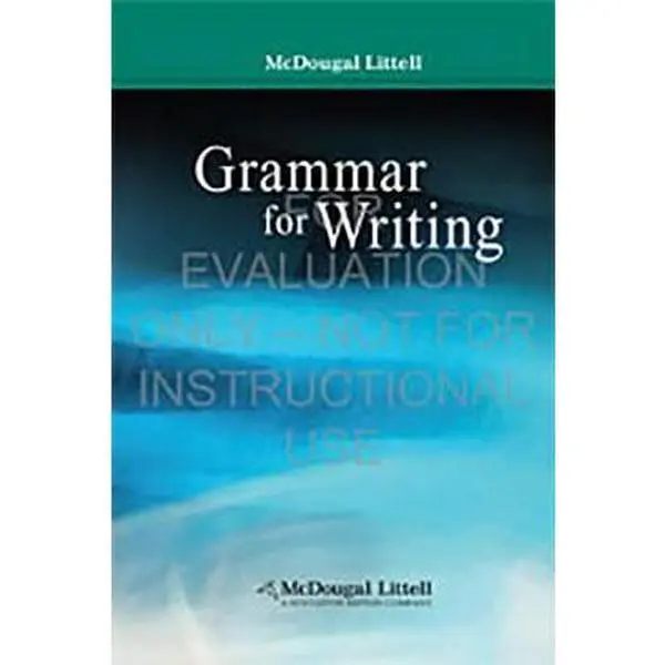 USED-Mllit08 Grammar for Writing Gr 8 by N/A (Hardcover)