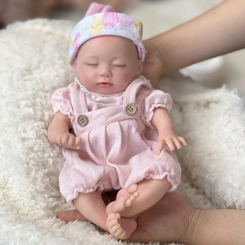 [Drink Wet System] Mayfair Reborn Doll 13 Inch/33cm (Weight: 3.0 lb) Full Body Silicone Reborn Baby Dolls Girl | Drink & Wet System Newborn Baby Dolls reborn baby summerwins