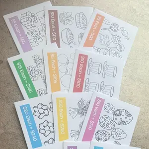 Savings Challenge envelopes