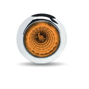 Trux Accessories - 3/4 Inch Amber Reflector LED Light 1 Diode