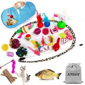 AILUKI 31 PCS Cat Toys Assortments