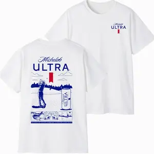 Michelob Ultra Golf Swing T-Shirt – Funny Beer & Golf Graphic Tee, Trendy Cotton Top, Perfect Gift for Men & Women