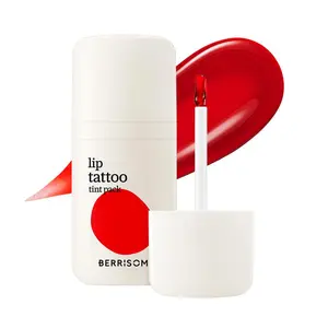 Berrisom Lip Tattoo Tint Pack | 01 Red Core | Long-Lasting Peel-Off Lip Stain