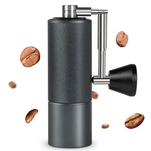 Chestnut C2 Fold Manual Coffee Grinder, Hand Coffee Grinder for Pour Over Coffee, French Press, Internal Adjustable Grind Setting, Dark Grey