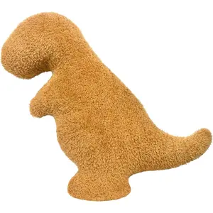 Plush Pillow, Dinosaur Chicken Nuggets Plush Pillow, Funny Birthday Gifts, Cute Stuffed Animals for Boys Girls, Dinosaur Gifts for Kids Teens Adults (Tyran Rex, Small)