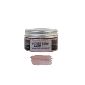 Redesign Acrylic Paint Metallic Sheent - Blush Chrome - 1 jar, 100 ml (3.4 fl oz)