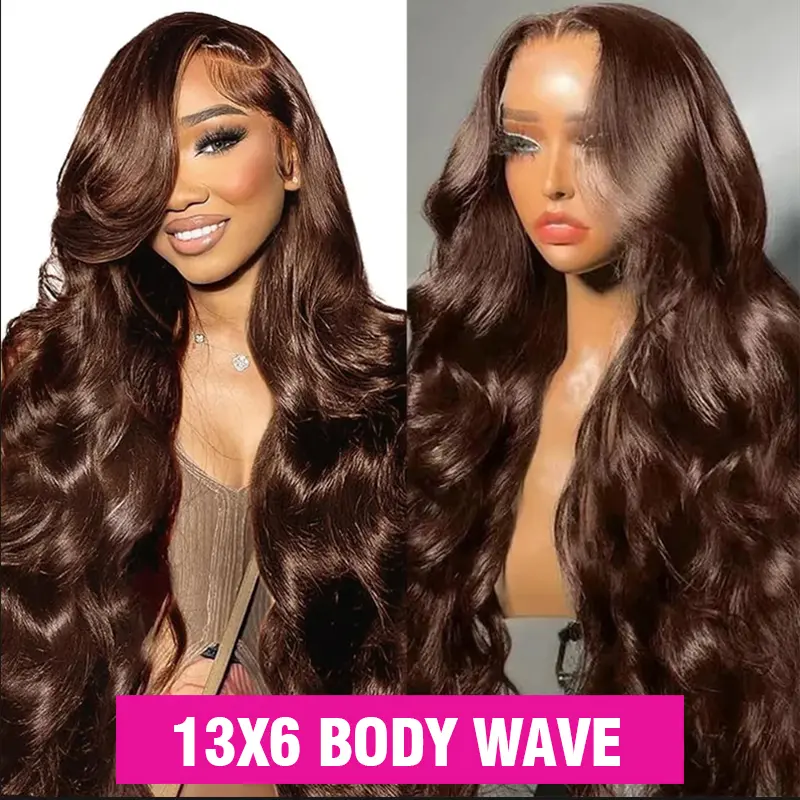 13x6 brown wig