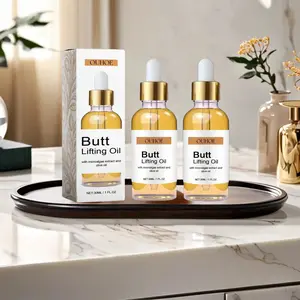 Hip Skin Oil with Coffee Extract & Vitamin E Nourishing Firming Elastic Moisturizing Body Lift Massage Oil for Smooth Hydrating Skin Care