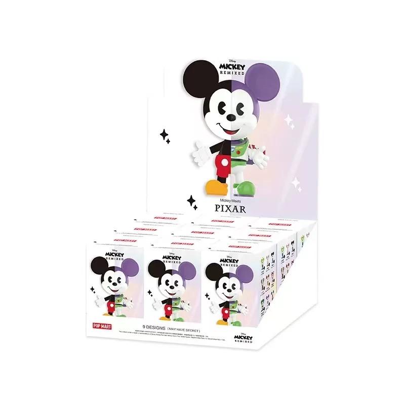 Pop Mart Mickey Meets Pixar Series Figures Blind Box Collectible Pack Limited Edition Box