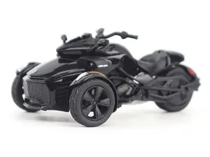 Can-Am Spyder F3 Steel Black Metallic Diecast 1:32 Scale Model - Diecast Masters 60018