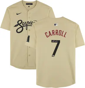 Corbin Carroll Arizona Diamondbacks Autographed Sand Nike City Connect Replica Jersey - Fanatics Authentic Certified