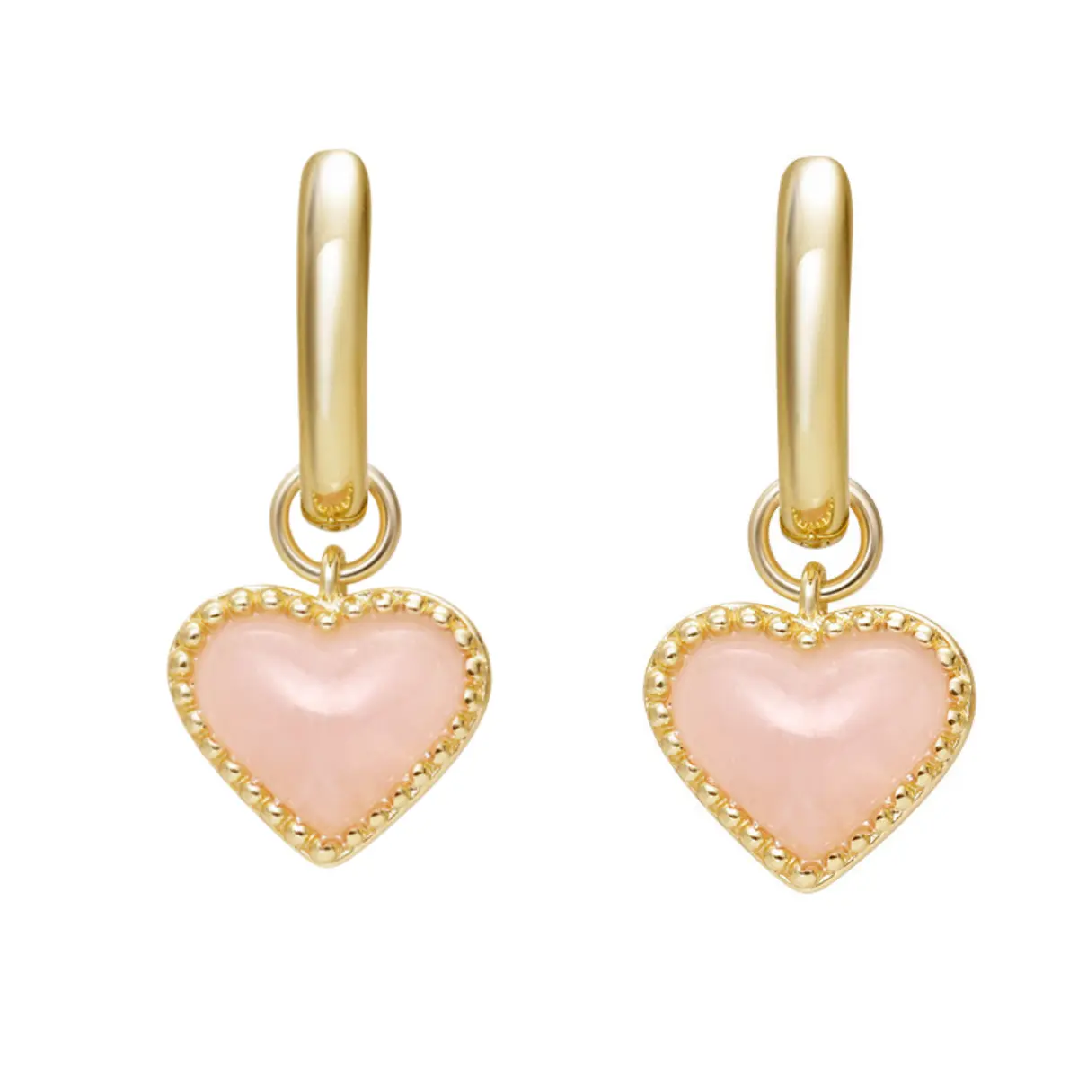 Ari Heart Huggie Earrings for Women, Fashion Jewelry