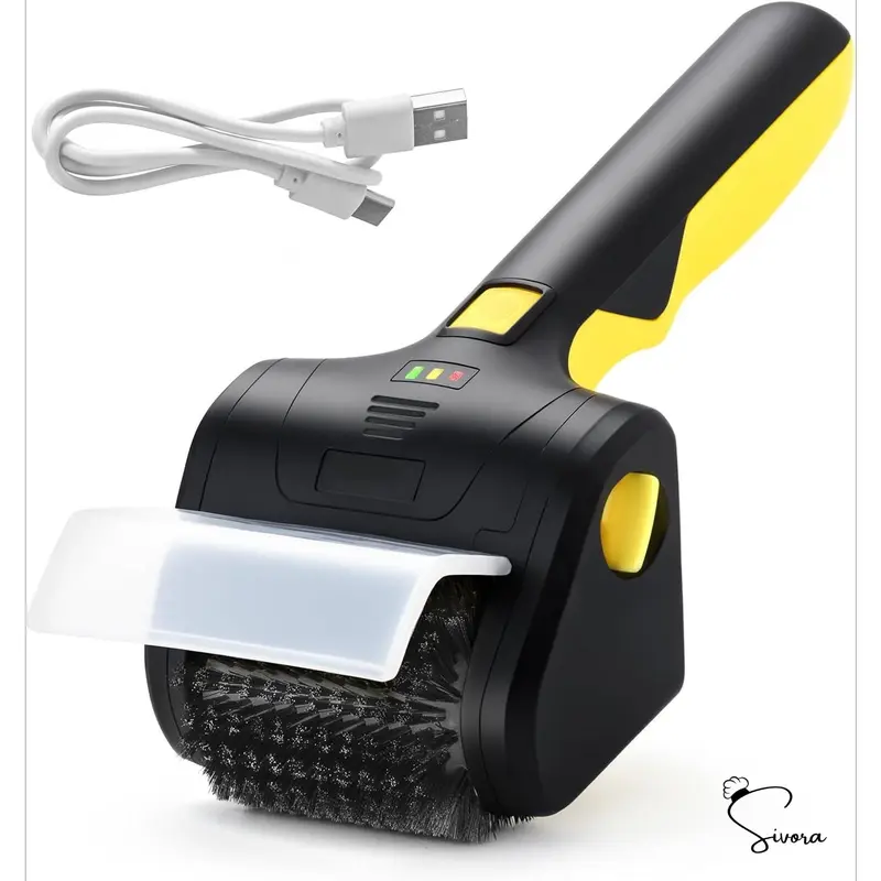 Sivora™ Electric BBQ Grill Brush Cordless and Rechargeable,Adjustable Angle, Barbecue Accessories,Barbecue Utensils,Wire Brushes for Cleaning Rust, Grill, Dirt, Paint Removal, Welding