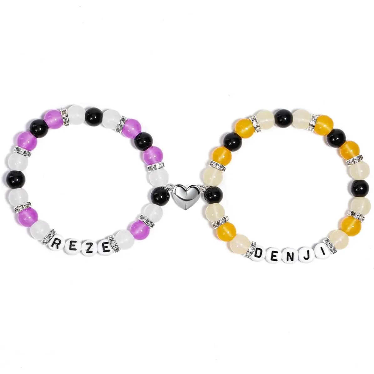 for  Man Merch Reze Arc Inspired Bracelets, for Denji Stuff  Merchandise Valentines Day Gifts Outfits Shirt Costume Accessories Friendship  Birthday Easter Christmas