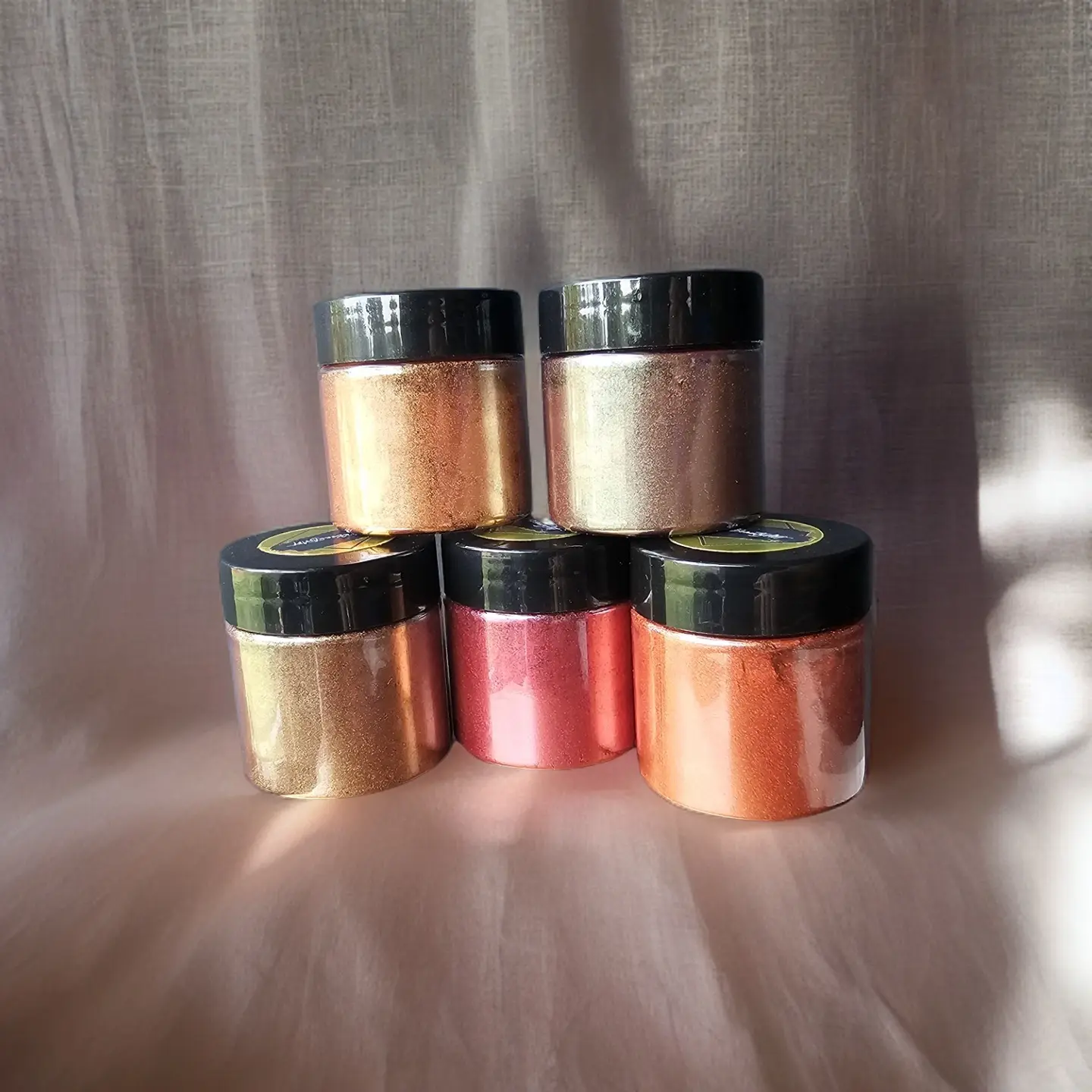 Earth Metals Pigment Powder Bundle. 5 color bundle