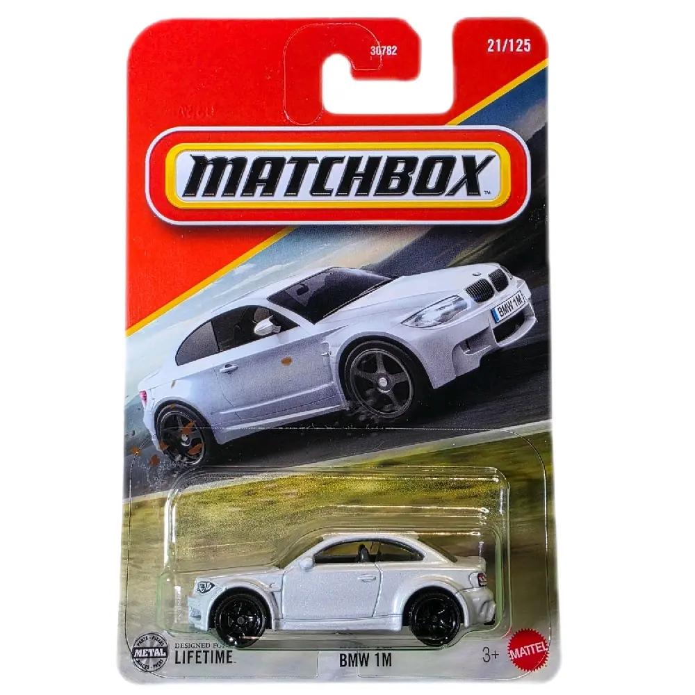 Matchbox BMW 1M Coupe - White Sports Car - Mainline 21/125