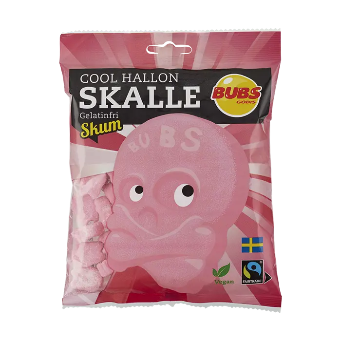 BUBS Raspberry Skulls Mini BUBS Raspberry Skulls Mini