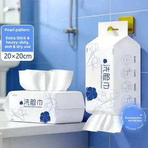Disposable Facial Towels, Soft Wet/dry Cloths, Multi-Pack, Ideal for Travel, Camping, Home Use, Korean Makeup Remover, Wall-Mounted Dispenser