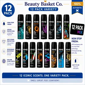 AXE Body Spray Variety Pack 150ml | 12 Pack Mixed Scents