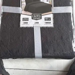 Stella glory home design 3pcs quilt set cal king