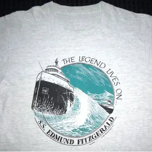 SS Edmund Fitzgerald Gordon Lightfoot Graphic Tee, Edmund Fitzgerald T-Shirt