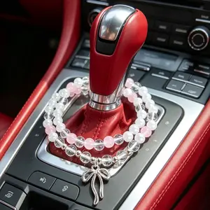 Universal Stylish Gear Shift Beads, Car Interior Decor Accessories, Enhance Your Vehicle's Aesthetics, Perfect for Any Car Model