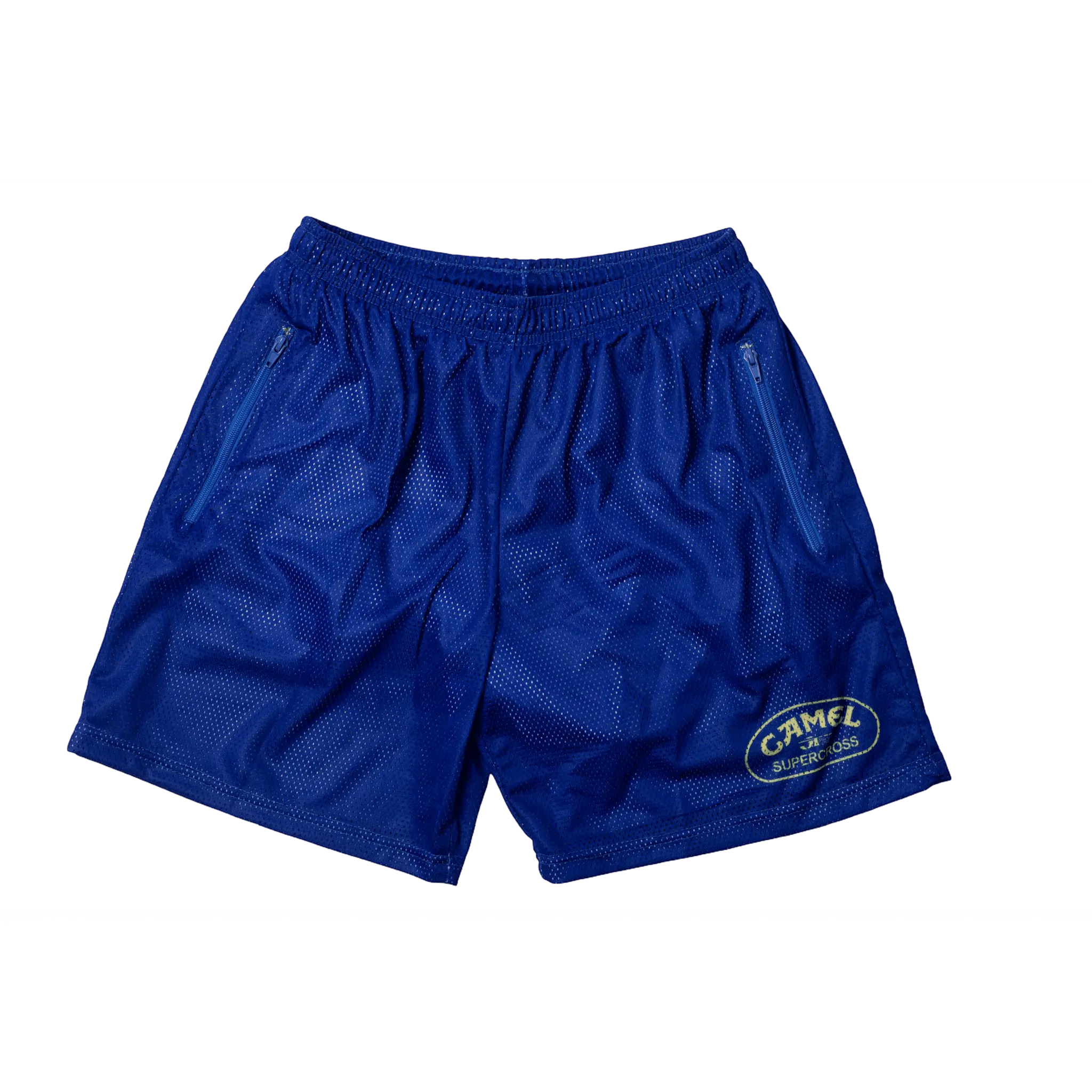 Camel Mesh Shorts - Blue