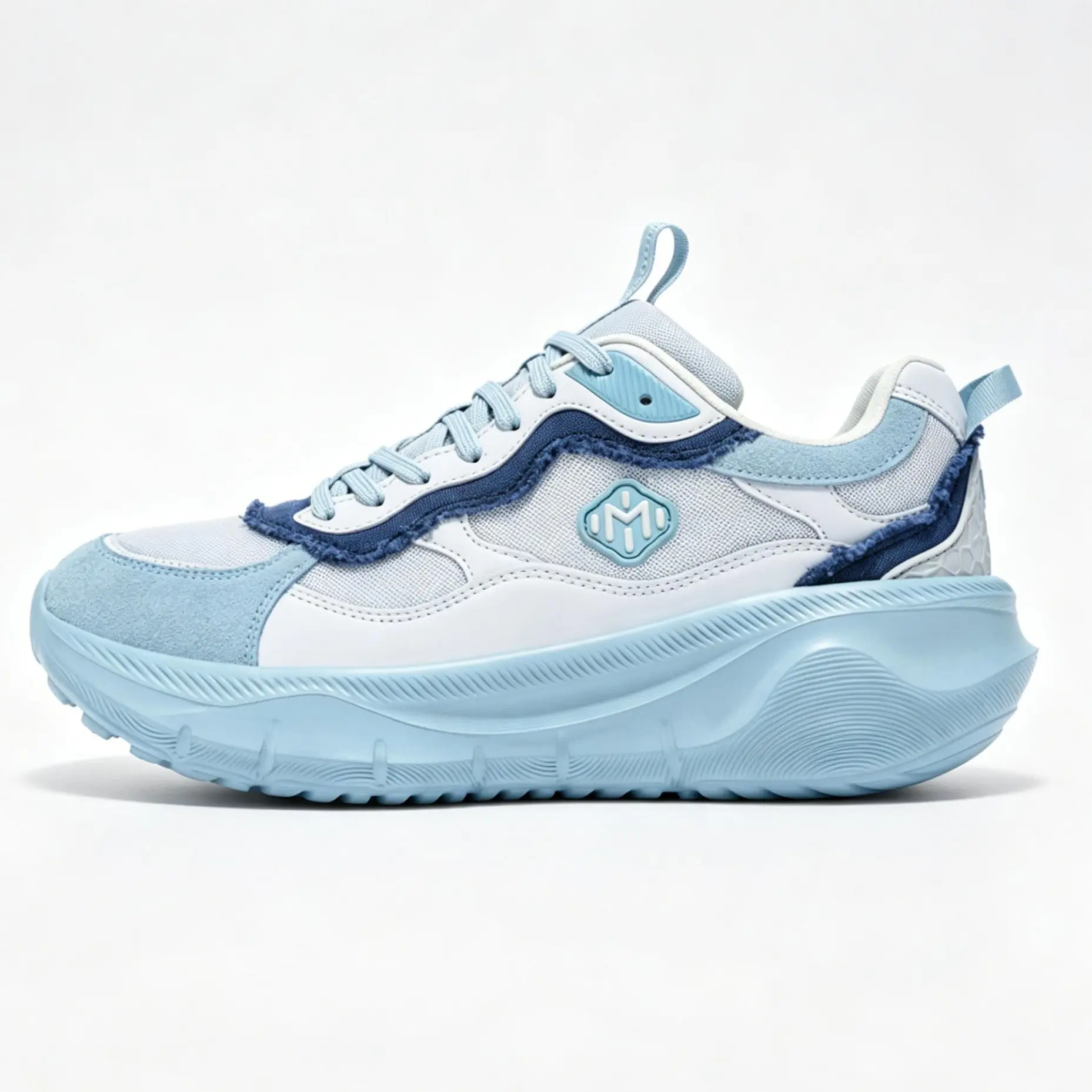 Artisan Frayed-Edge Sneakers tennis shoes