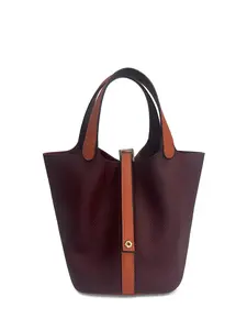 Women's Fashionable Solid Color Handbag, Large Capacity Casual Commuting Bag, Trendy Versatile Shoulder Bag for Daily Use