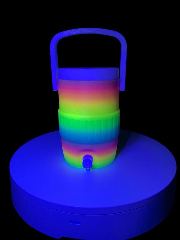 12 oz Can Holder Cooler Style-Hole on top for Straw