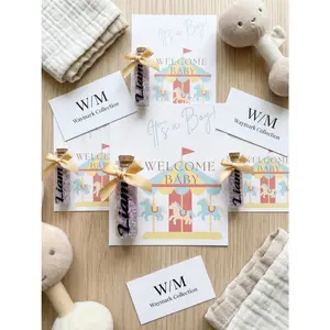 Personalized Baby Shower Favors for Boy | Custom Welcome Baby Miniature Bottle Gift | It's a Boy Lavender/Crystal Keepsake