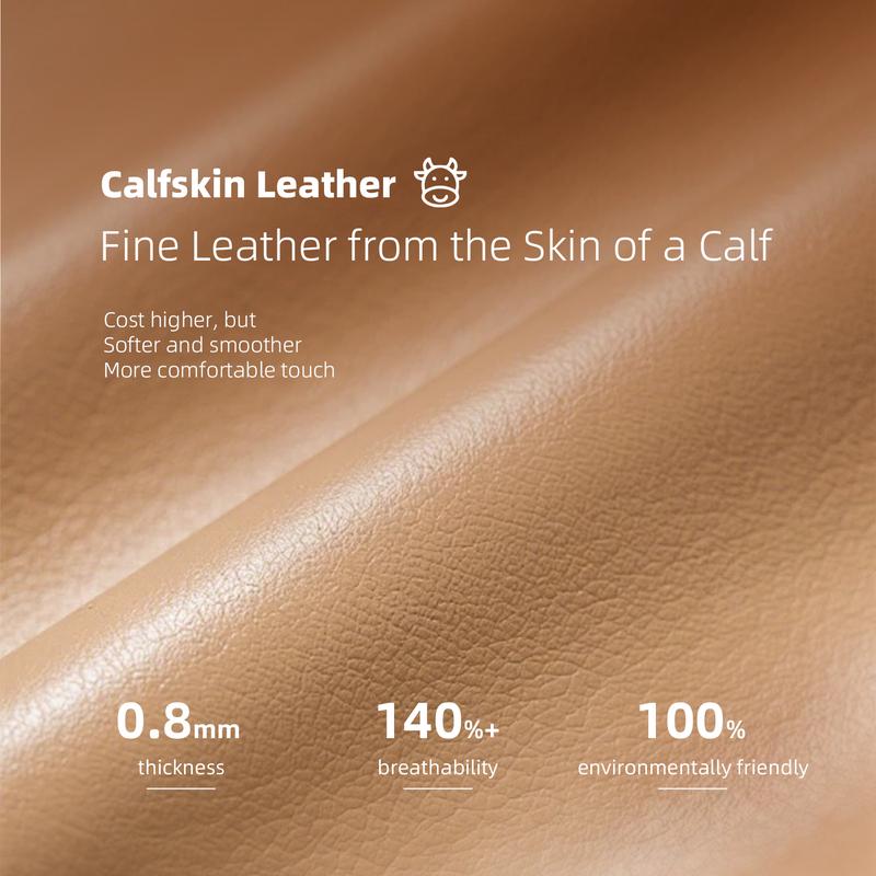 DESAI Leather Ankle Boots Calfskin Men's Classic Soft Handmade lace-up Dress Boot for Motorbike Hiking Walking Footwear Closed Round Toe Winter Fur Shoe Botas Para Hombres DS6319H