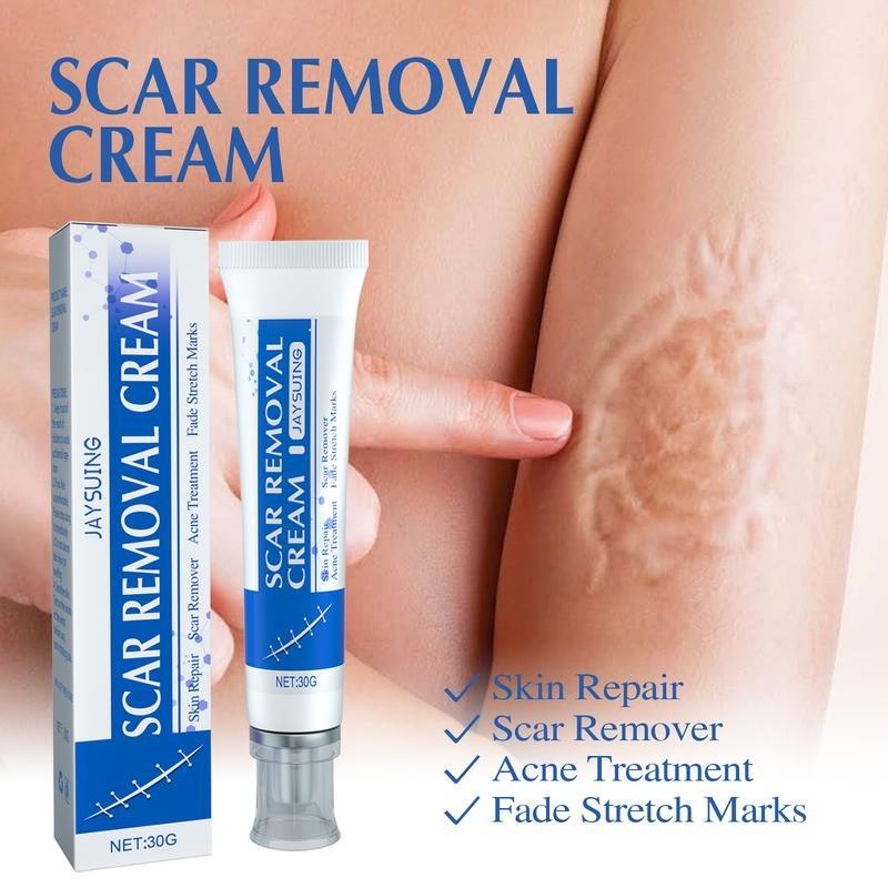 Professional Scar Removal Gels, Advanced Silicone Scar Removal Cream for Burn,Acne Old Scar Removal Cream for Face & Body | Fades Dark Scars