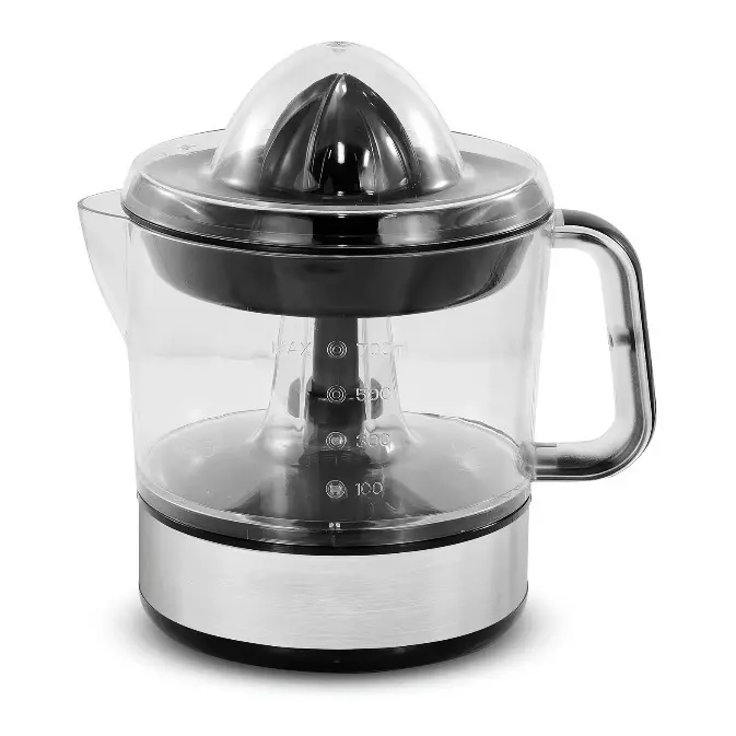 Elite Cuisine 3-Cup Electric Citrus Juicer - Kitchen Appliances, Cordless Double-Function Centrifugal Juicer, Juice Dispenser, Blender Machine