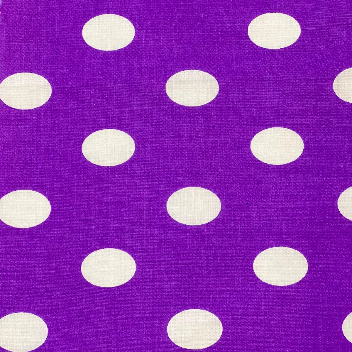 Big Polka Dot Printed Poly Cotton Fabric