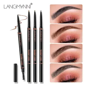 Waterproof Long-Lasting Automatic Eyebrow Pen Ultra-Fine 1.5mm Tip, Easy Application, Perfect for Defined Brows, Precisely Sculpted Brows, Eyebrow Pencil, Cosmetic, Eyebrow Makeup
