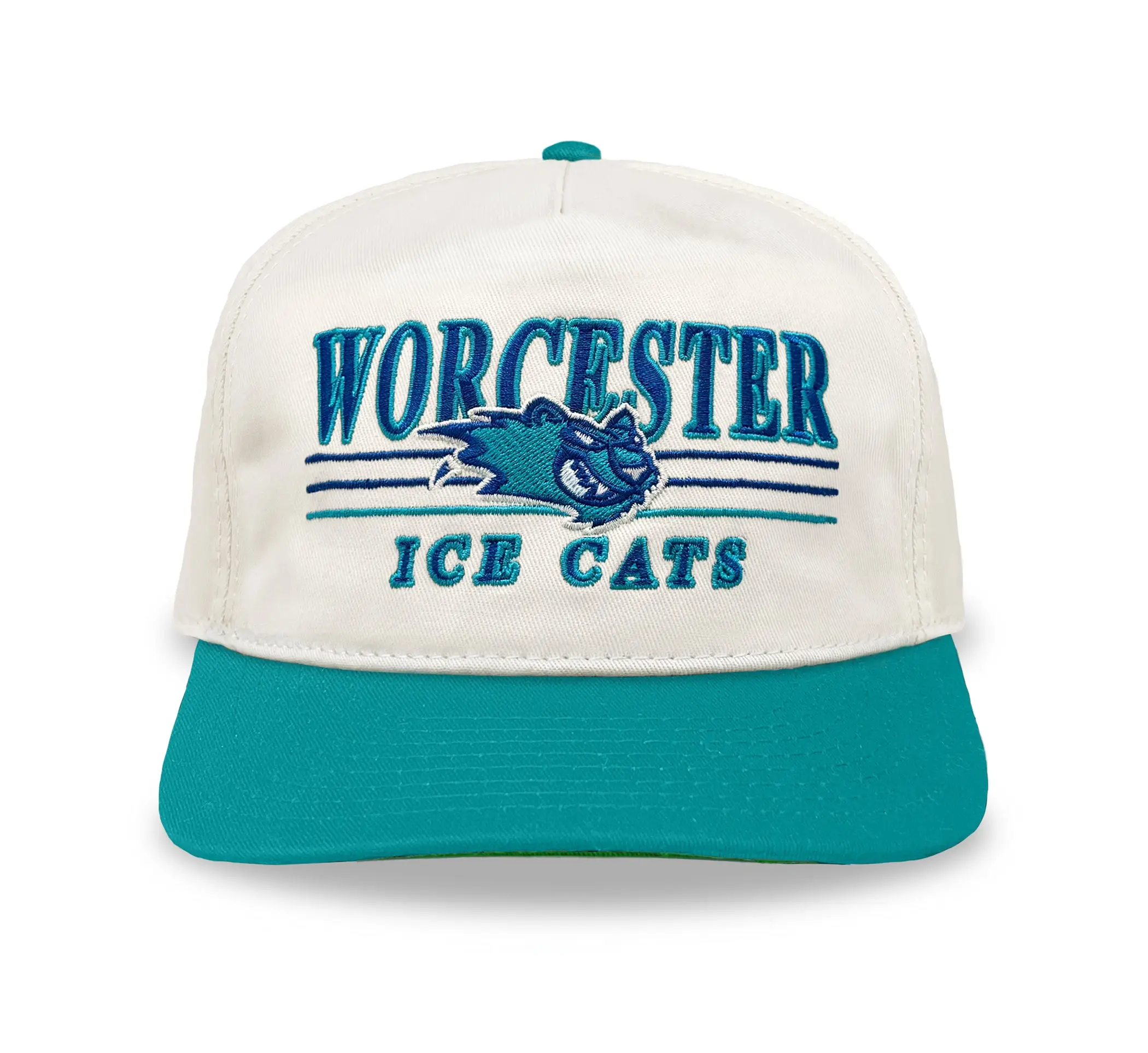 Worcester IceCats Snapback: Cream