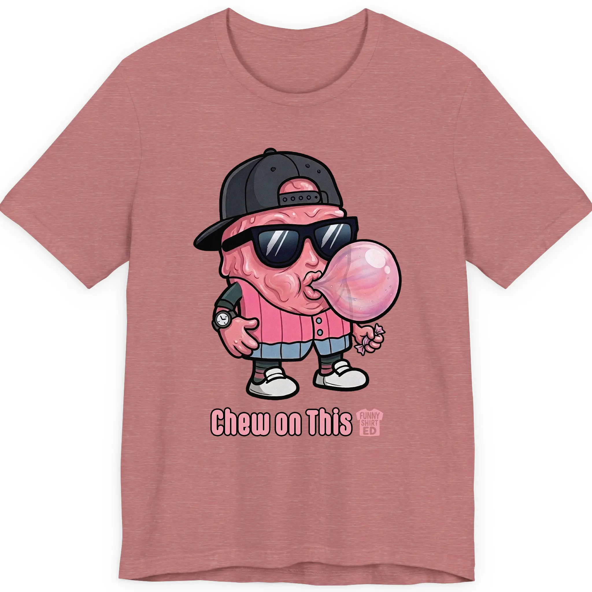 CHEW ON THIS - Bella + Canvas, Funny Shirt, Soft Tee, Unisex T-Shirt, Funny Graphic, Basic, Modern, Fitted
