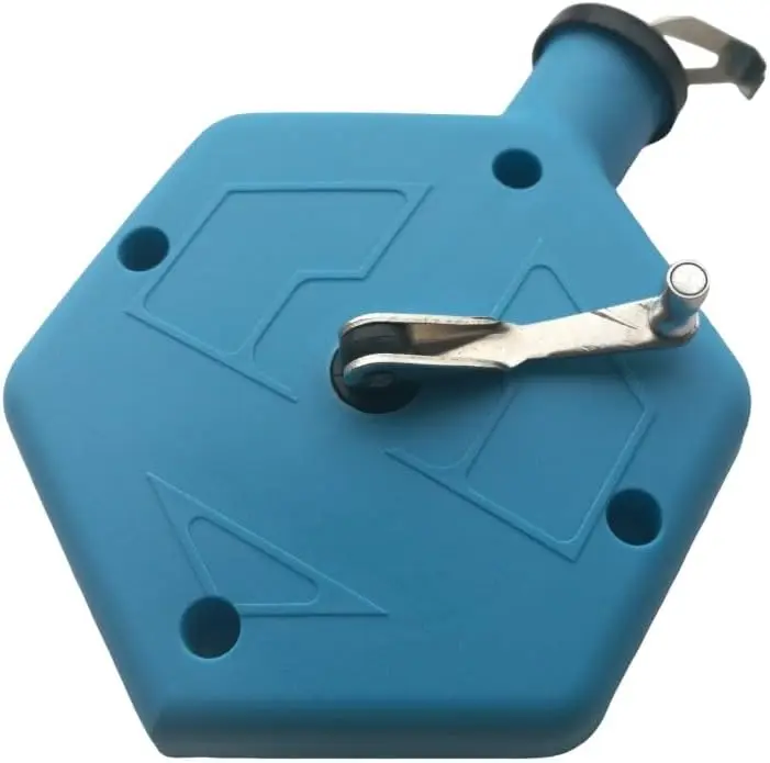 Heavy Duty Chalk Line Tool, 1.5mm String Construction Hand Measuring Tool for Roofing Layout and Measurement