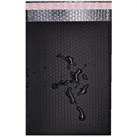 Poly Mailing Envelopes, High-Quality Black Polyethylene #00 Mailers (5x6 In Rectangular Plastic), 25/50 Pack Bulk Mailing Supplies, Self-Sealing, Waterproof, Shockproof, Dustproof, Lightweight Durable Office Stationery