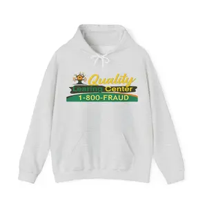 Quality Learning Center 1-800-Fraud Shirt, Funny Parody T-Shirt Sweatshirt Hoodie, Retro Humor Graphic Apparel