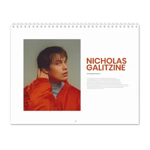 Soft Cactus Nicholas Galitzine Vol.2 - 2025 Wall Calendar 2025 Calendar Wall Calendars Wall Hanging Calendar
