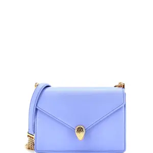 Pre-owned Bvlgari Leather Shoulder Bags Serpenti Forever Envelope Shoulder Bag Small by Rebag