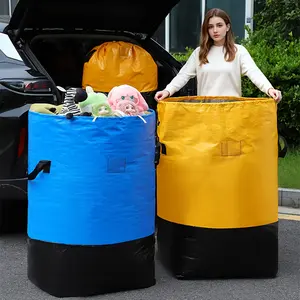 Moving Bag with Durable Handle and Secure Drawstring Closure, Large Capacity Foldable Storage Bag for Moving, Travel, Dormitory, Travel Organizer Bag