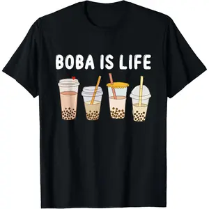 Boba is Life Funny Kawaii Bubble Milk - Bubble Tea Boba Tea T-Shirt