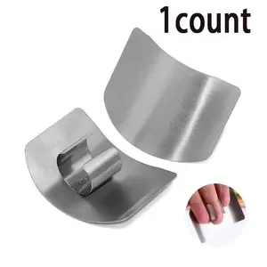 1 Piece Stainless Steel Finger Guard, Durable Finger Protector For Cutting Food, Kitchen Gadgets